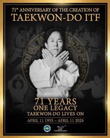 Celebrating the Founder's Legacy - 71 years since the inauguration of Taekwon-Do